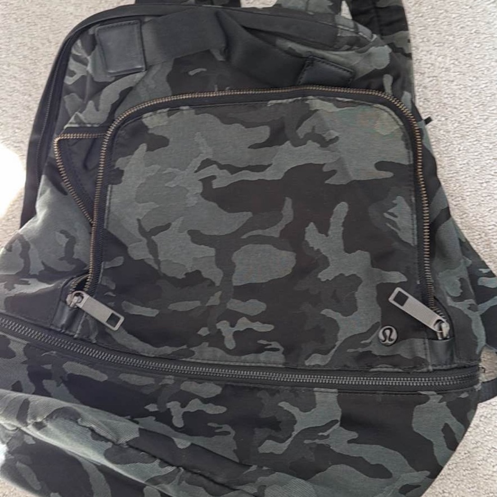 lululemon Black Camo backpack